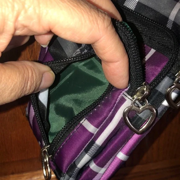 Purple and Black Mini Bag - Picture 5 of 15